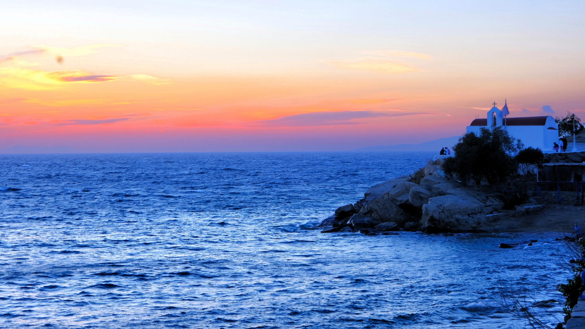 Abendstimmung auf Mykonos