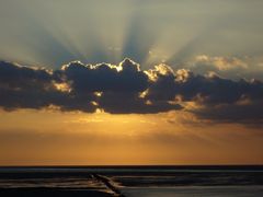 Abendstimmung auf Nordstrand