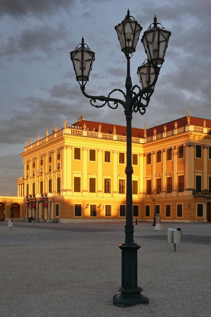 Abendstimmung auf Schloss Schönbrunn