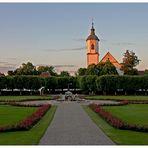 Abendstimmung auf Schloss Zeil