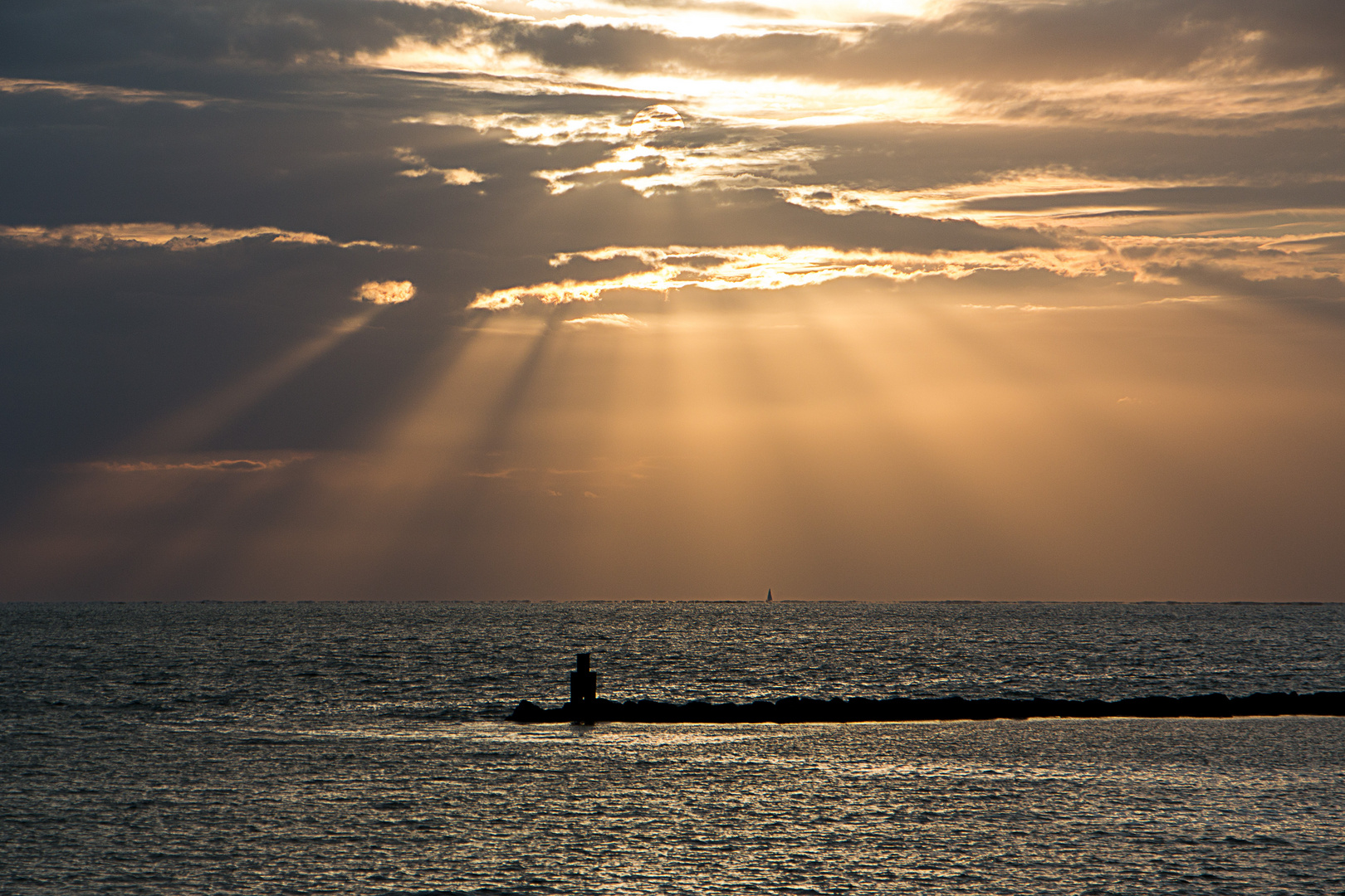 Abendstimmung auf Zeeland 