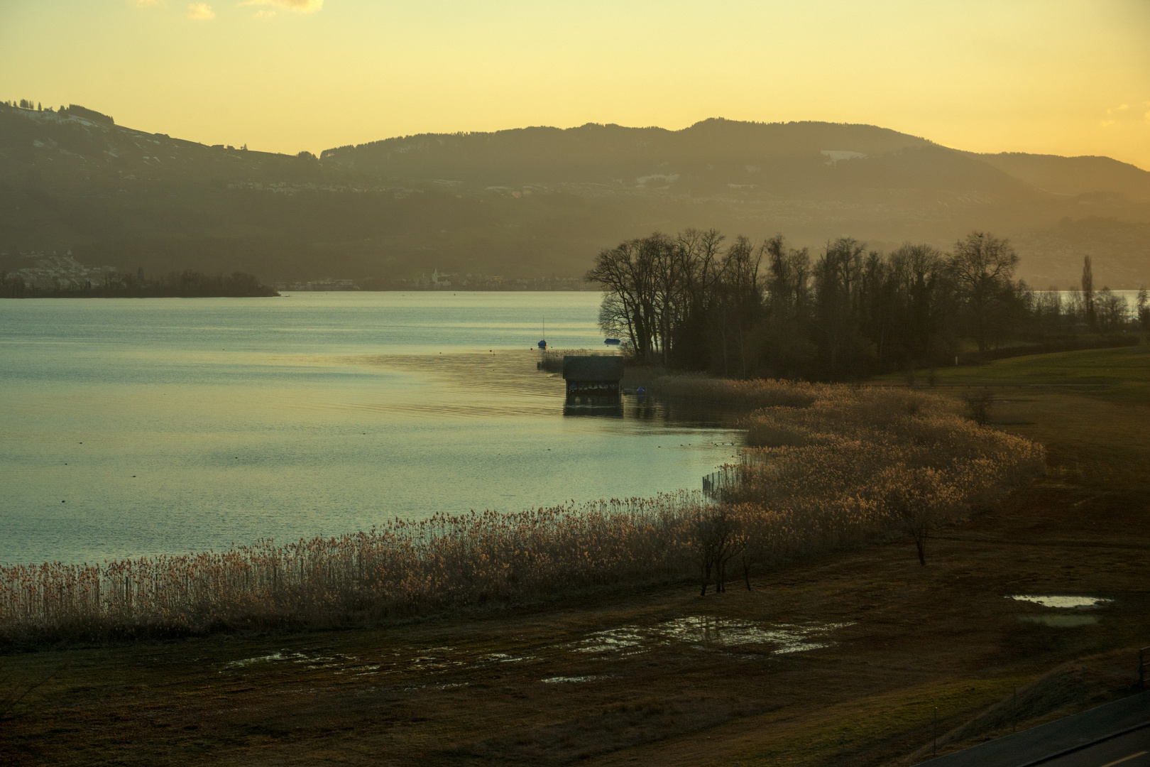 Abendstimmung aus dem Zug