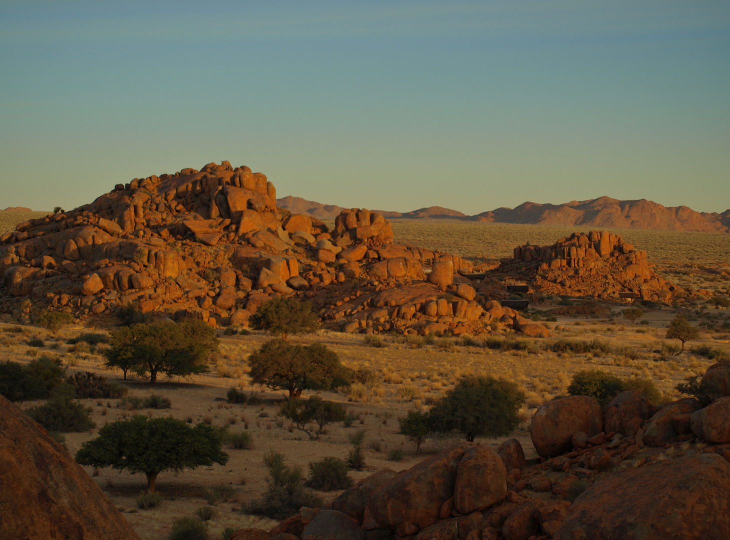 Abendstimmung bei Ai-Ais / Namibia