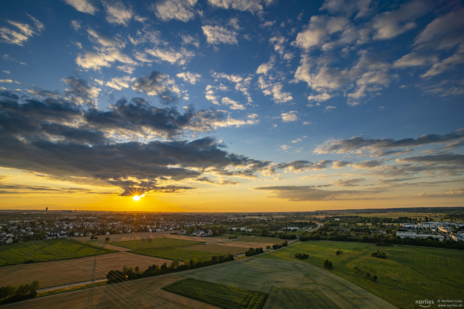 Abendstimmung bei Augsburg