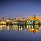 Abendstimmung bei Bredo im Fischereihafen Bremerhaven