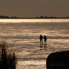 Abendstimmung bei Ebbe