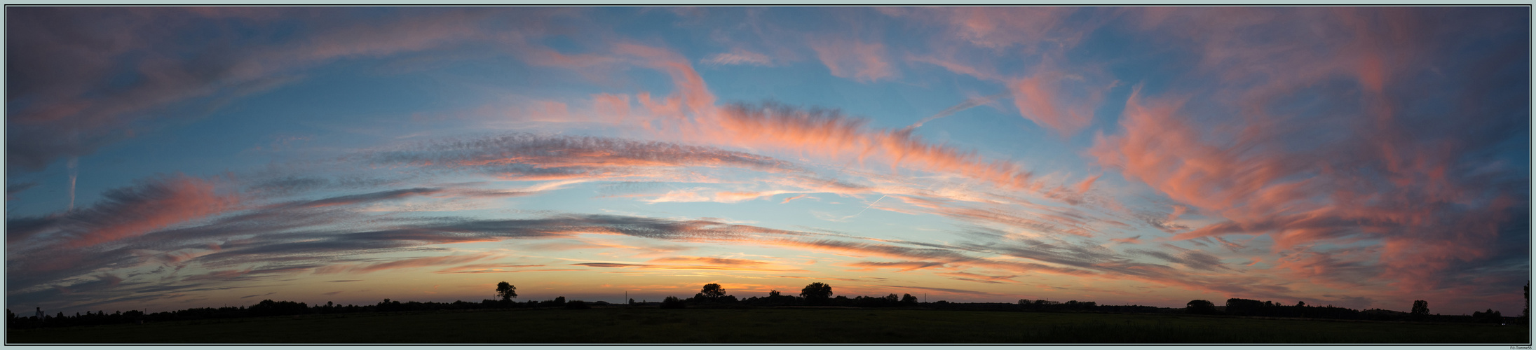 Abendstimmung bei Fallersleben (Wolfsburg)