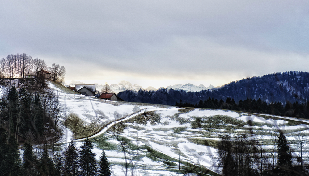 Abendstimmung bei Gfell