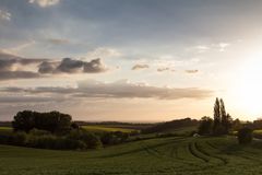 Abendstimmung bei Homberg (Ratingen)