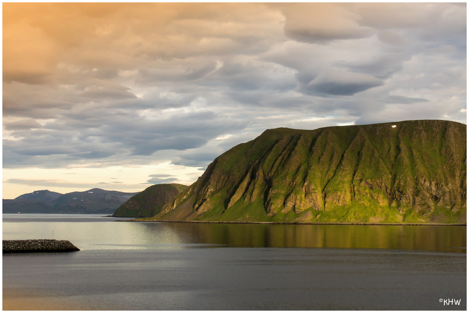 Abendstimmung bei Honningsvåg