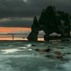 Abendstimmung bei Hvitserkur (Island)