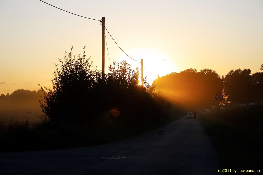 Abendstimmung bei meinem gestrigen Abendspaziergang