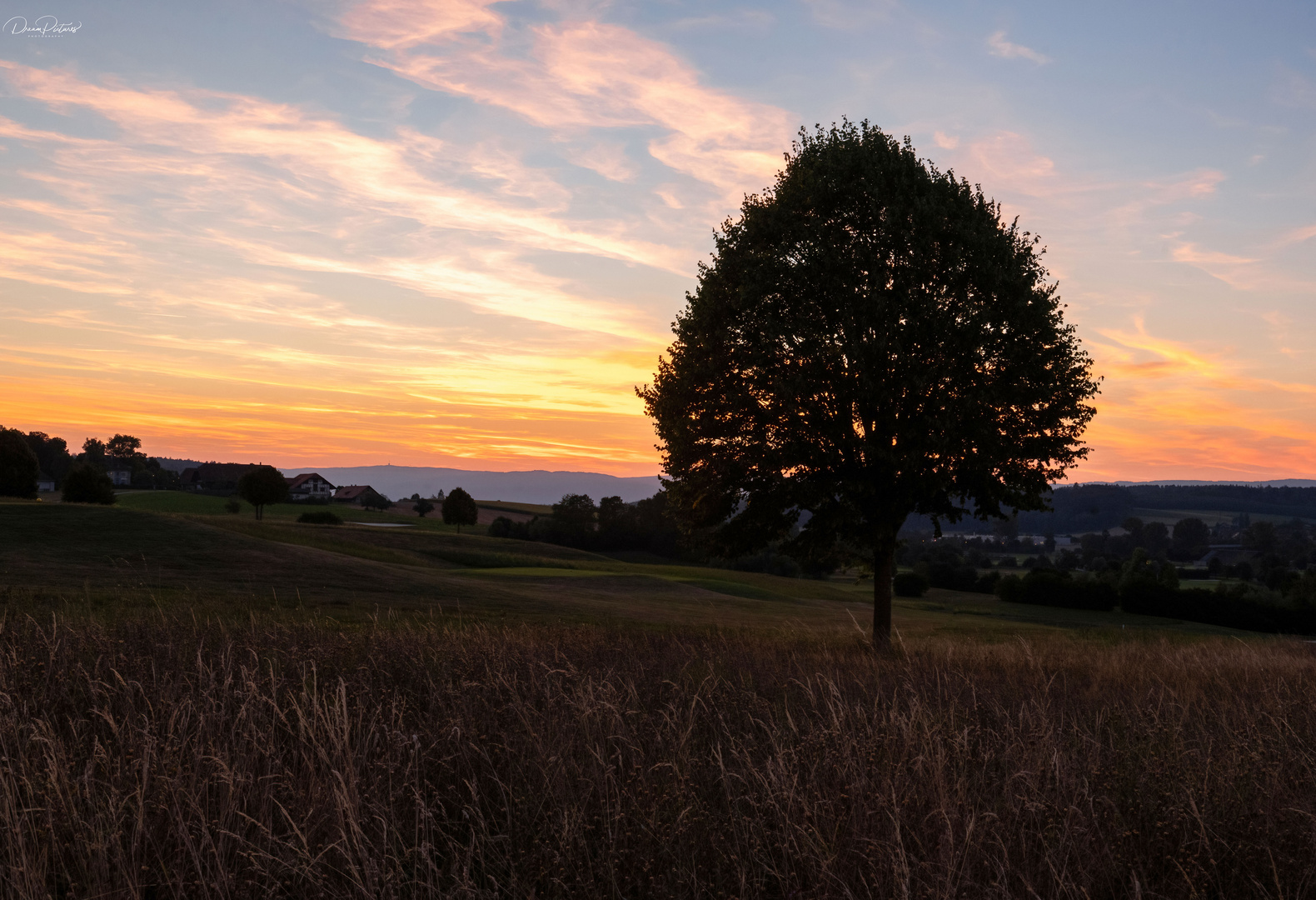 Abendstimmung bei mir zuhause