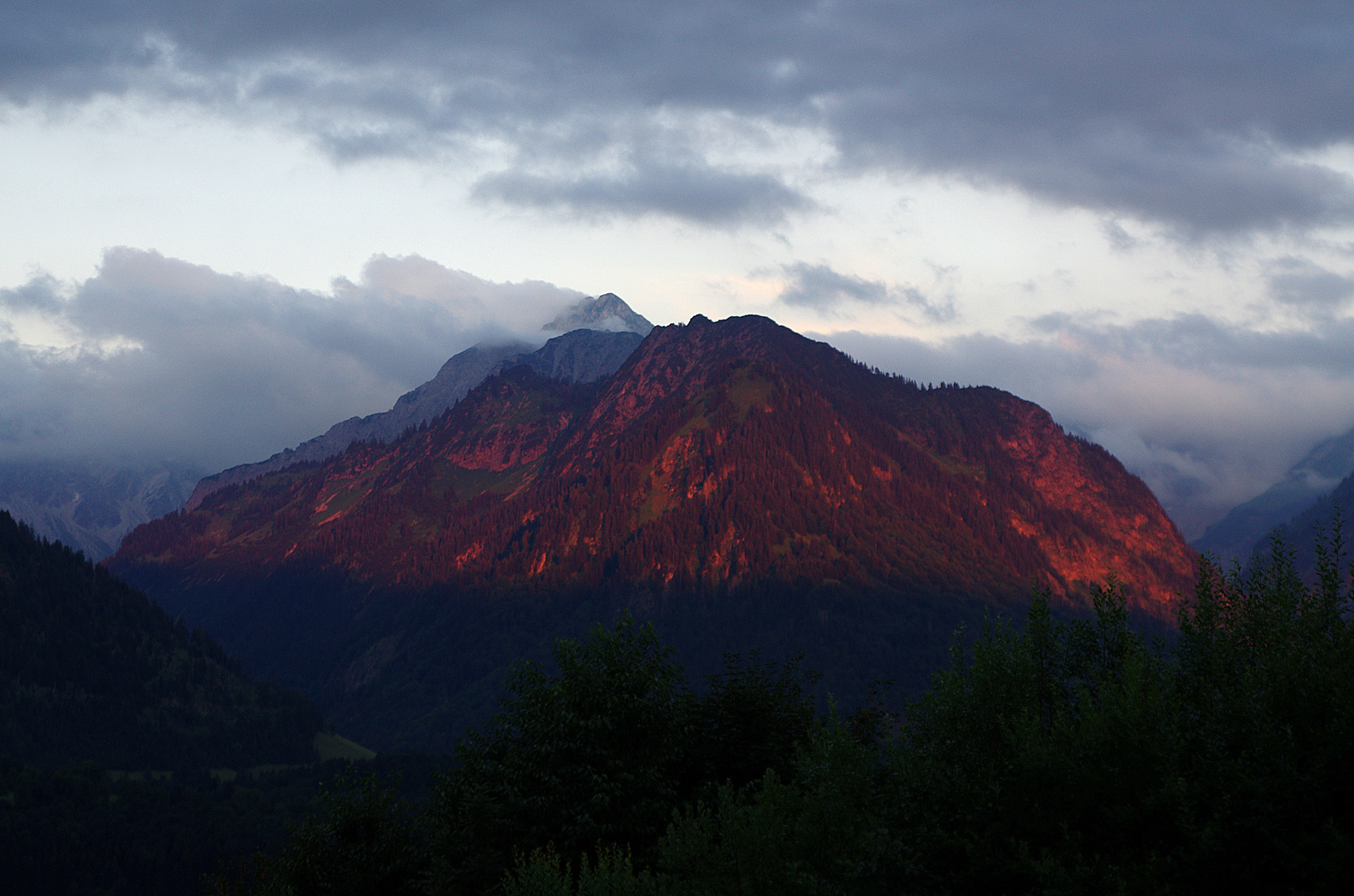 Abendstimmung bei Oberstdorf