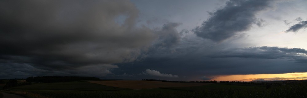 Abendstimmung bei Pfahlheim