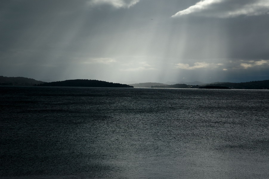 Abendstimmung bei Regen