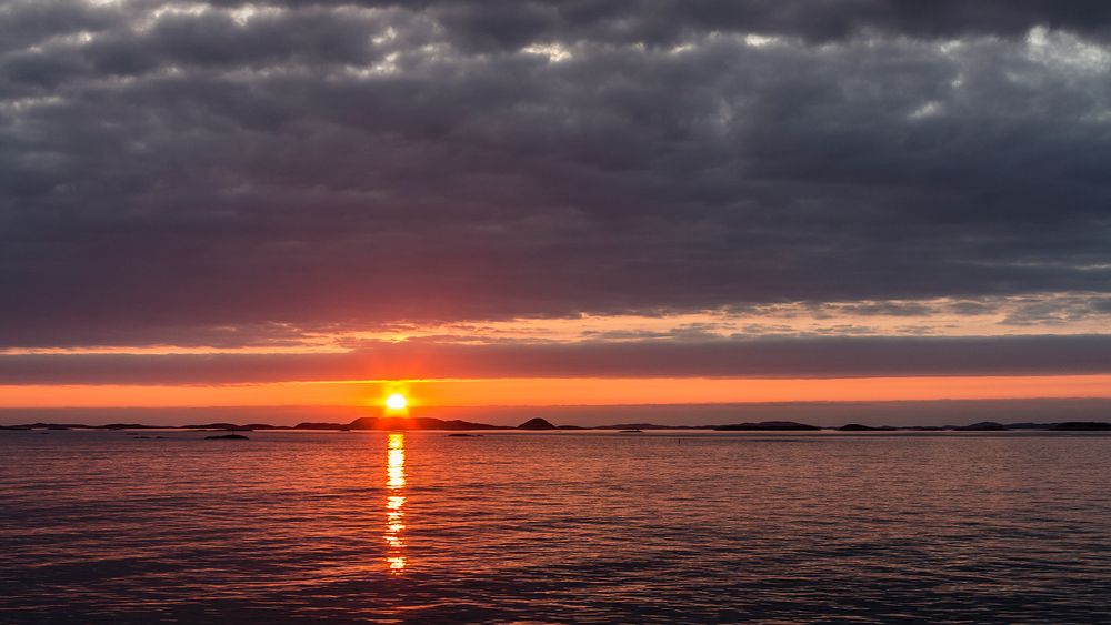 Abendstimmung bei RORVIK, Mittelnorwegen