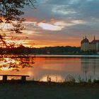 Abendstimmung bei Schloss Moritzburg