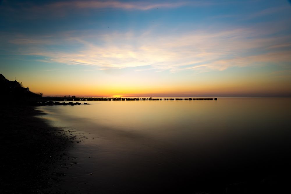 Abendstimmung bei Sonnenuntergang