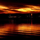 Abendstimmung bei Sonnenuntergang am Ammersee