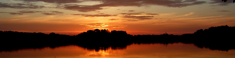 abendstimmung bei uns dahoam