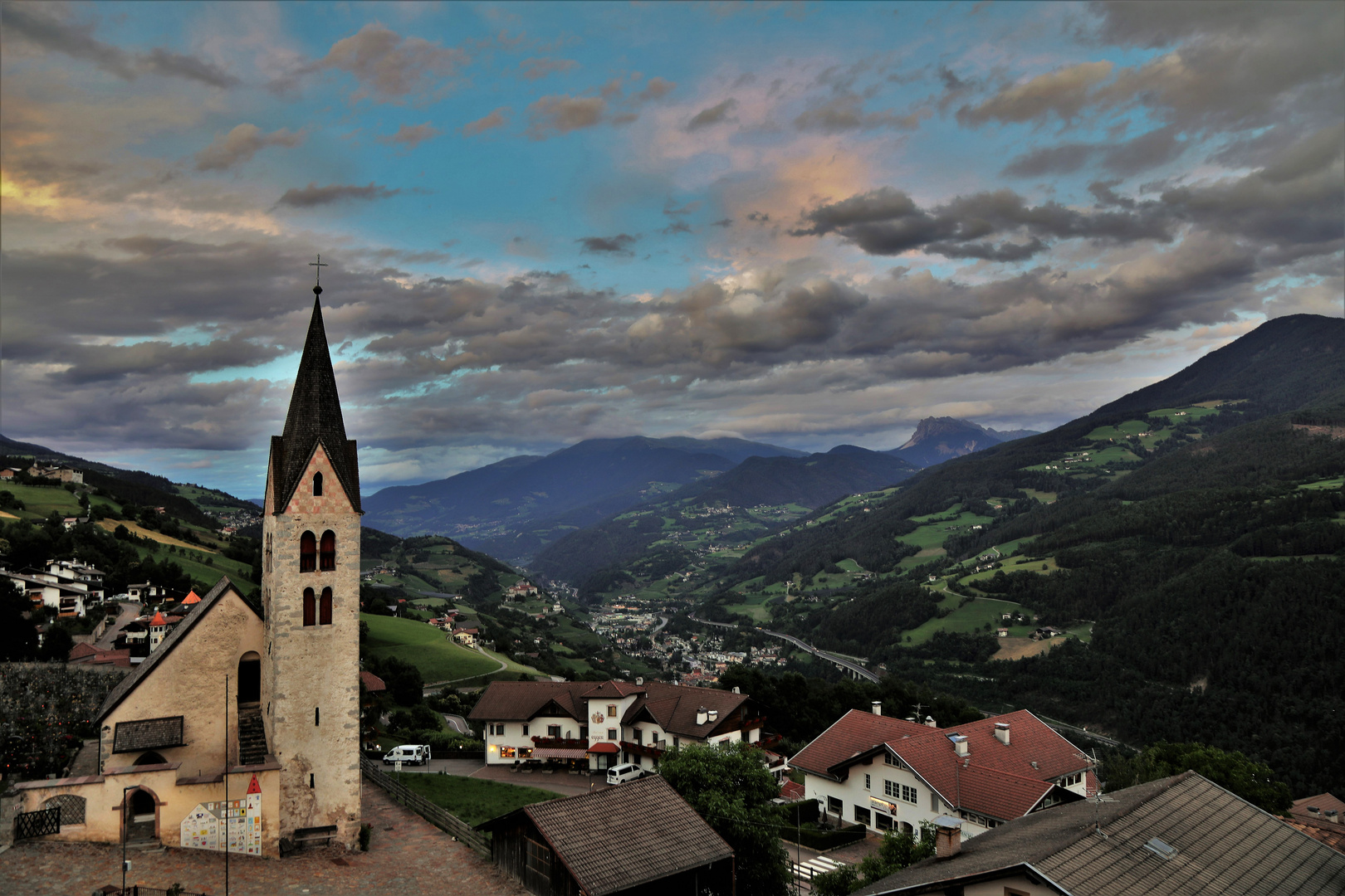 Abendstimmung bei Villanders