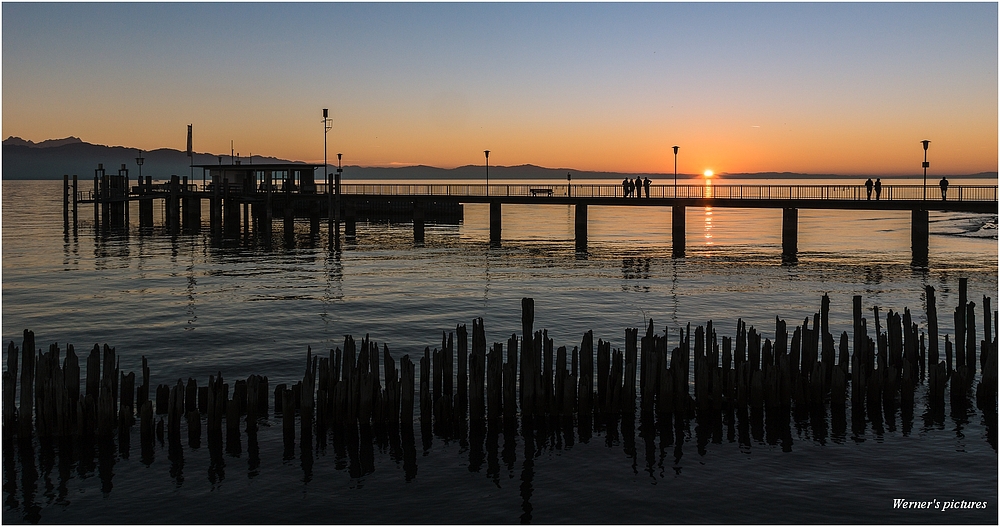 Abendstimmung bei Wasserburg am Bodensee