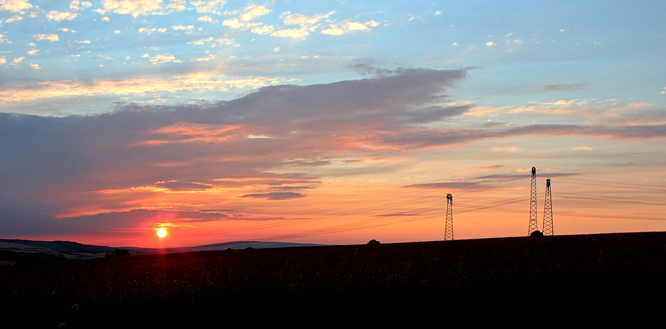 Abendstimmung bei Weimar