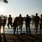 Abendstimmung beim CSD in Hamburg