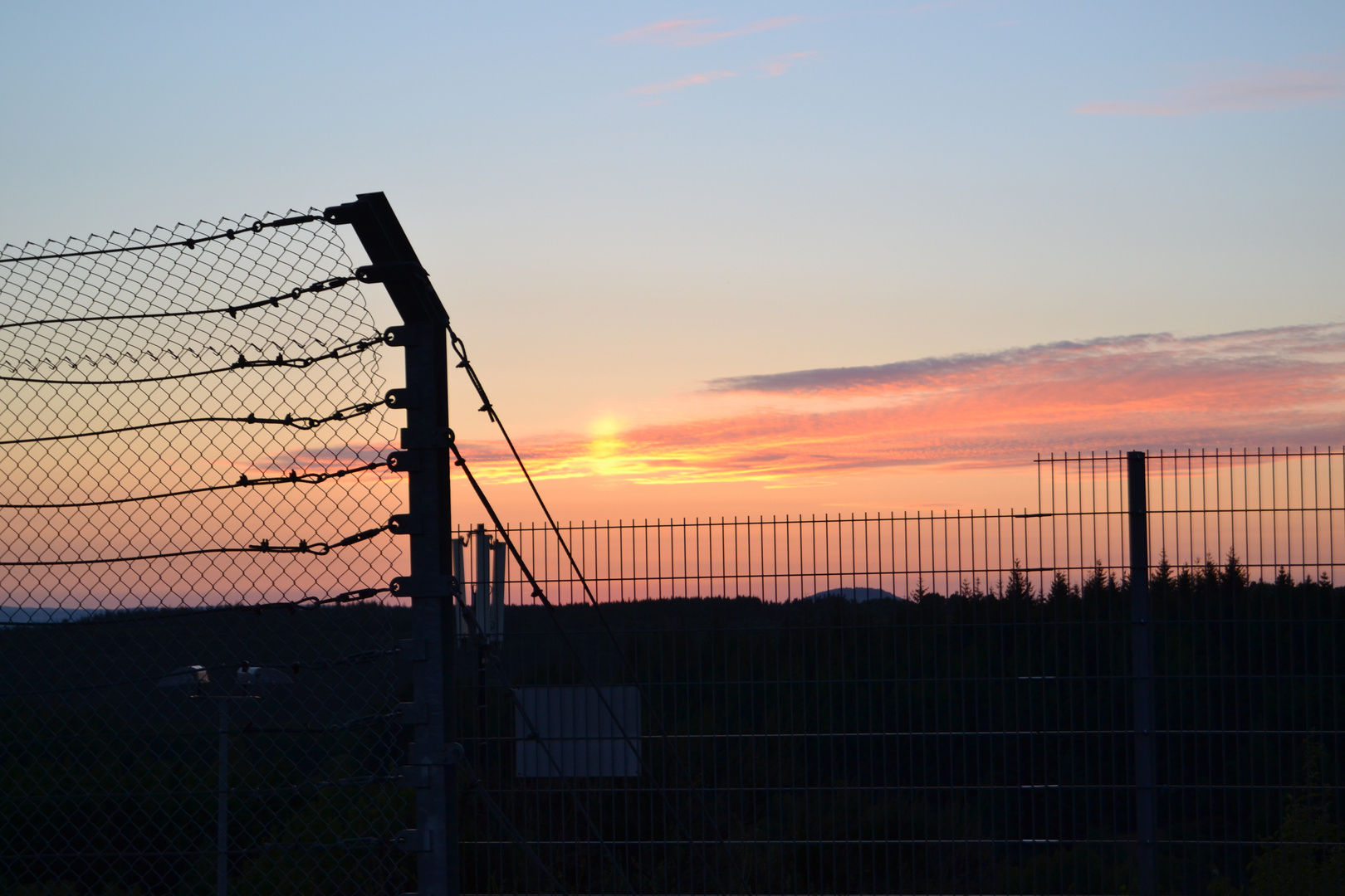 Abendstimmung beim Eifelrennen 2013