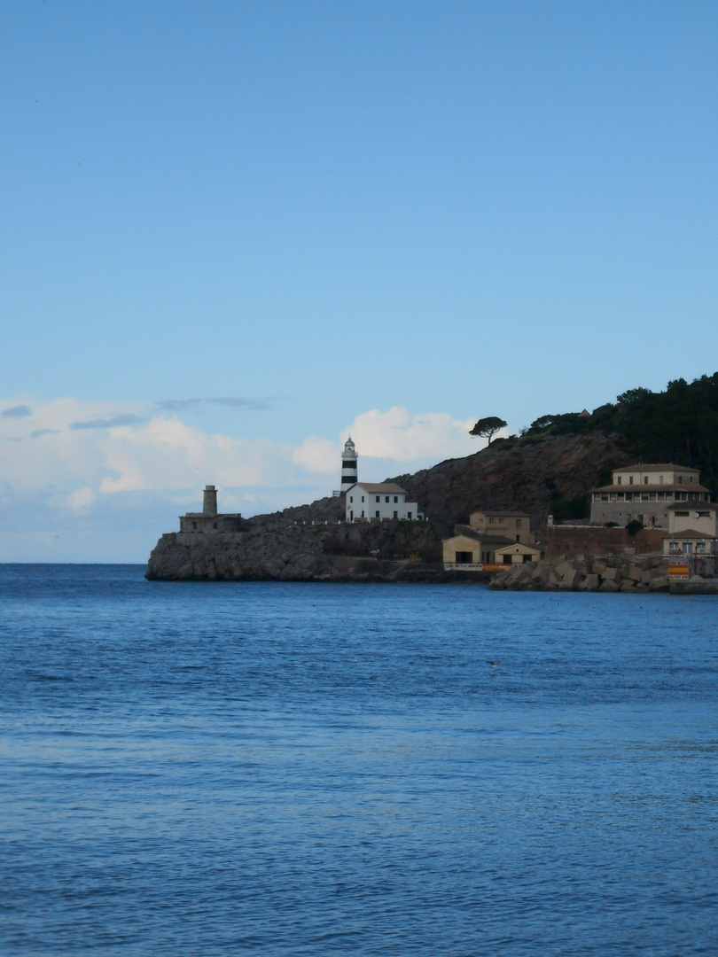 Abendstimmung beim Leuchtturm in Port dé Soler