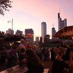 Abendstimmung beim Museumsuferfest