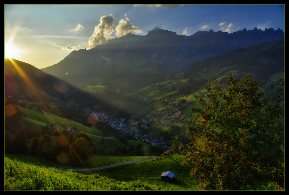 Abendstimmung beim Pauss Bauer