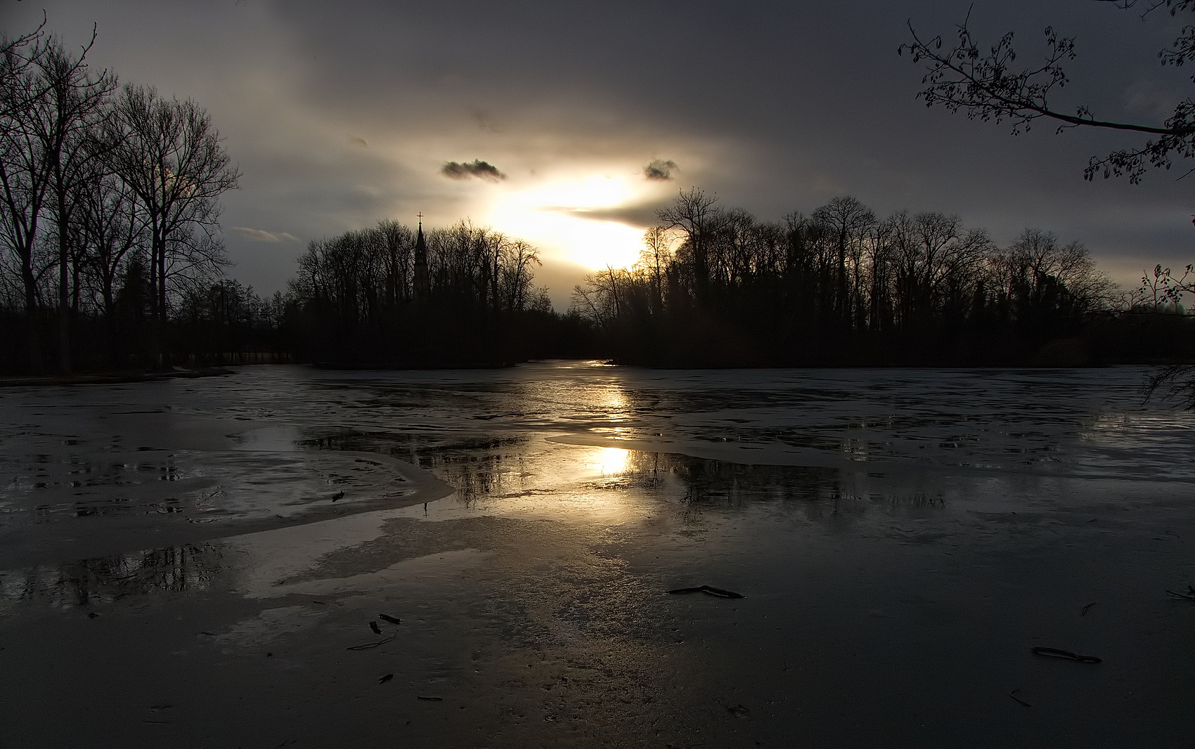 Abendstimmung beim Schloss Monrepos