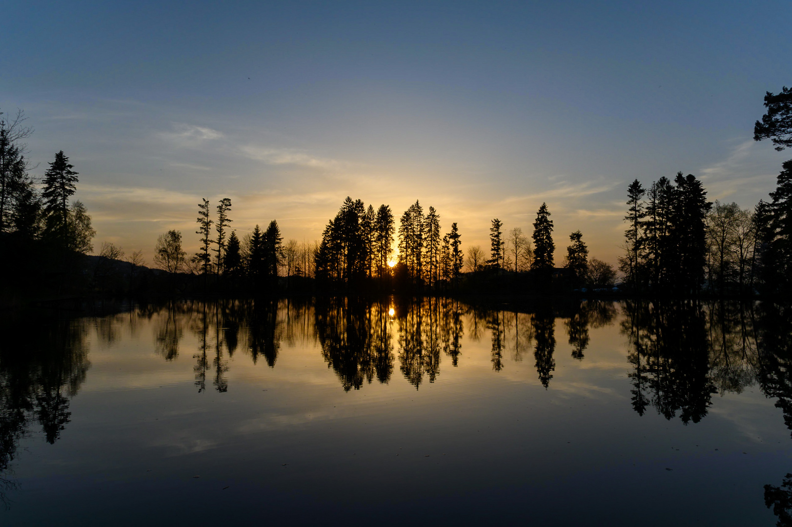 Abendstimmung Beim Stolzenberger Weiher