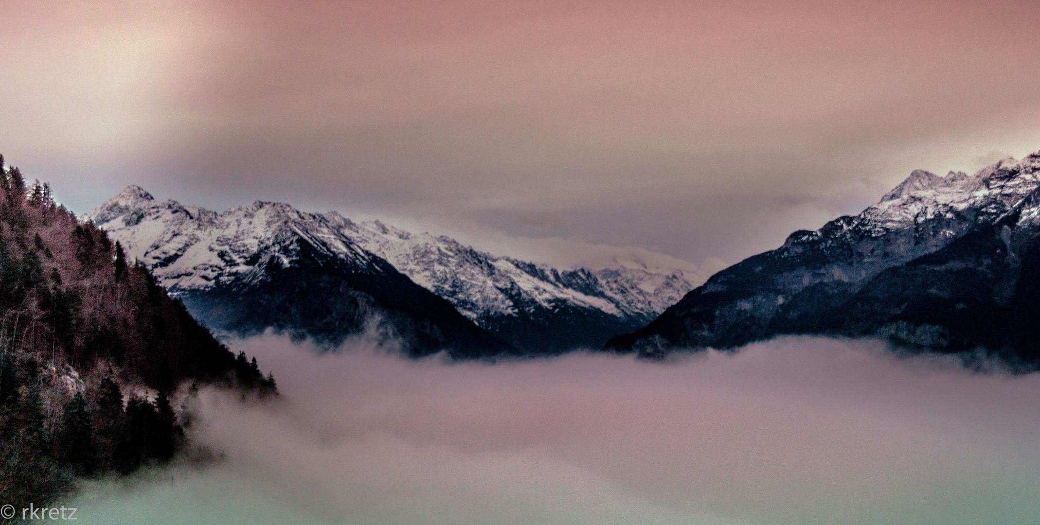 Abendstimmung Berner Oberland 2