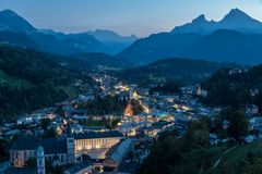 ABENDSTIMMUNG - BLICK AUF BERCHTESGADEN - SEPTEMBER 2018