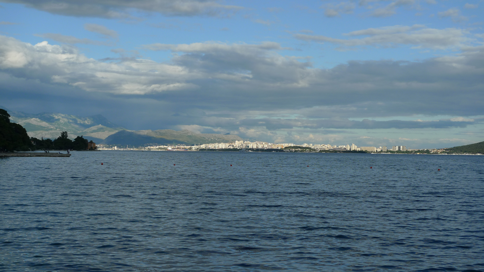 Abendstimmung - Blick auf Split