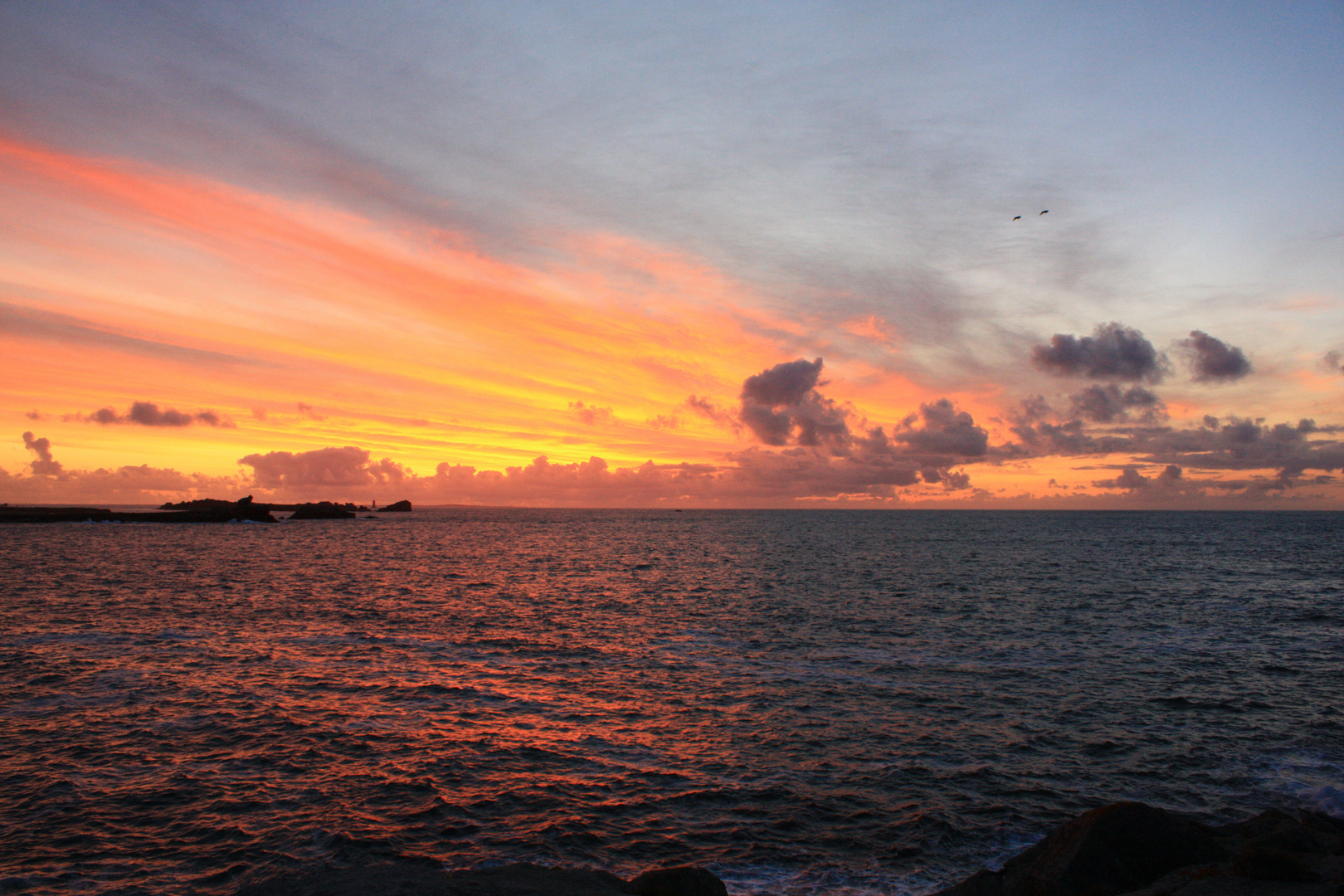 Abendstimmung bretannische Küste