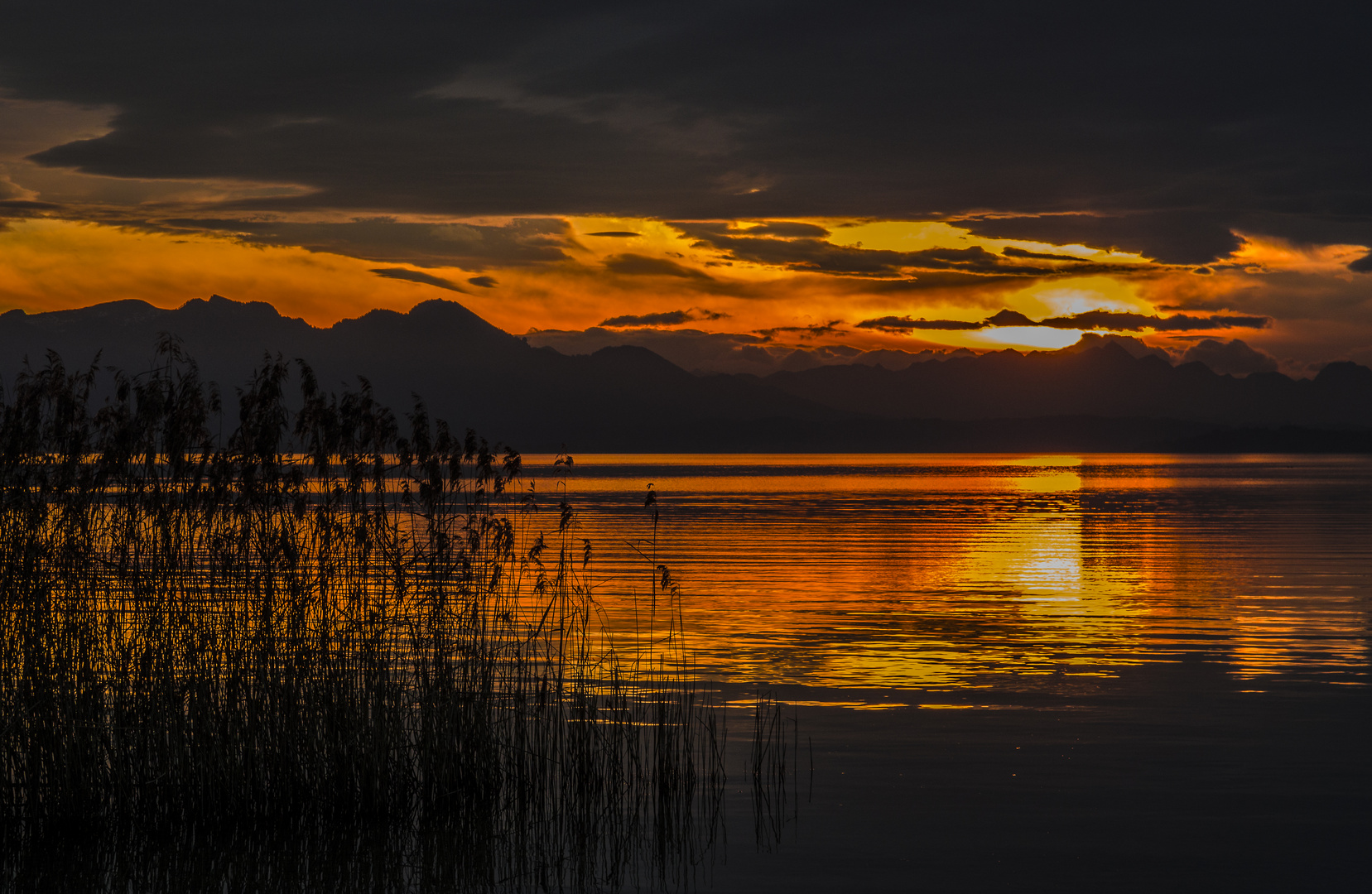 Abendstimmung Foto And Bild Landschaft Bach Fluss And See See Teich 