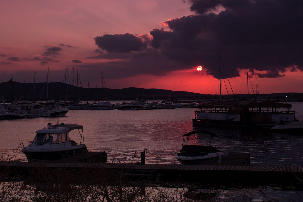 Abendstimmung duch die "rosa" Brille