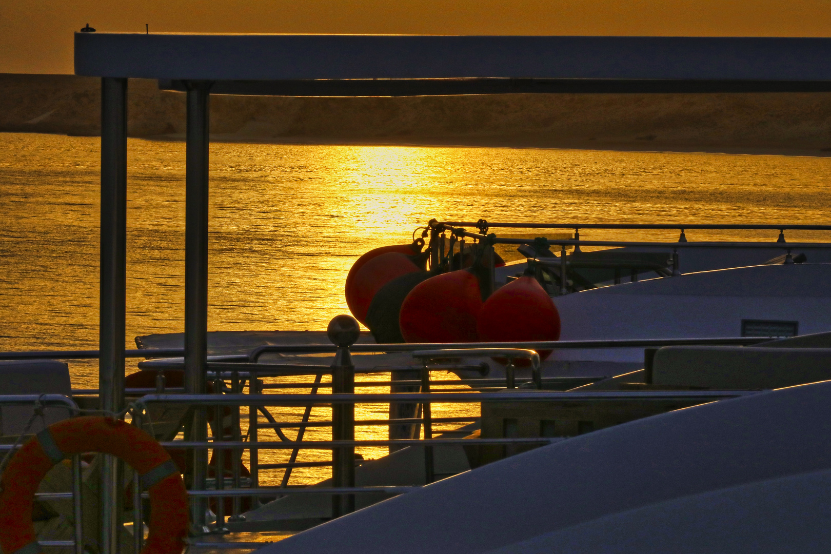 Abendstimmung - es wird ruhig an Bord