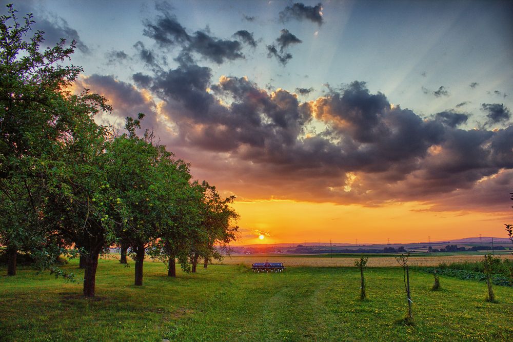 Abendstimmung Foto And Bild Sonnenuntergänge Himmel And Universum Natur Bilder Auf Fotocommunity 