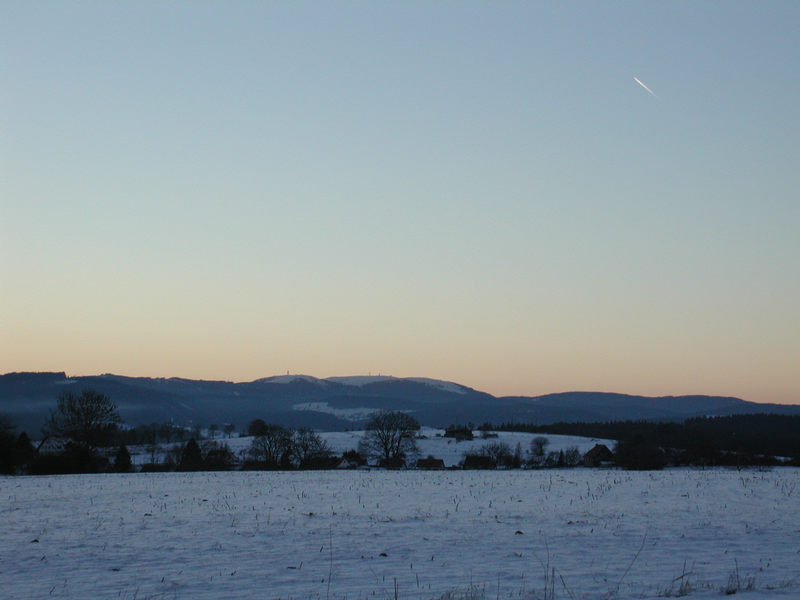 Abendstimmung gen Feldberg