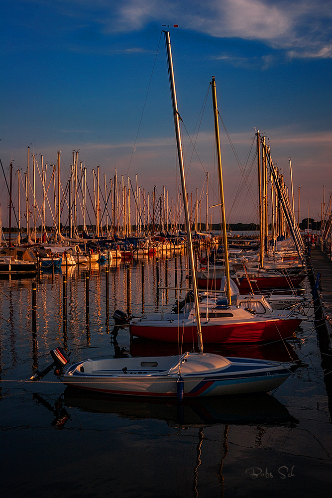 Abendstimmung Hafen