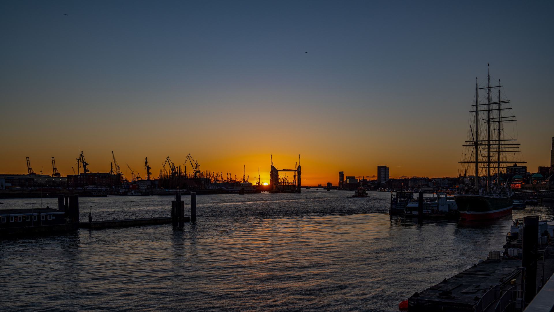 Abendstimmung Hamburg