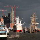 Abendstimmung Hamburger Hafen