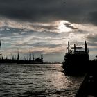 Abendstimmung Hamburger Hafen Teil 2