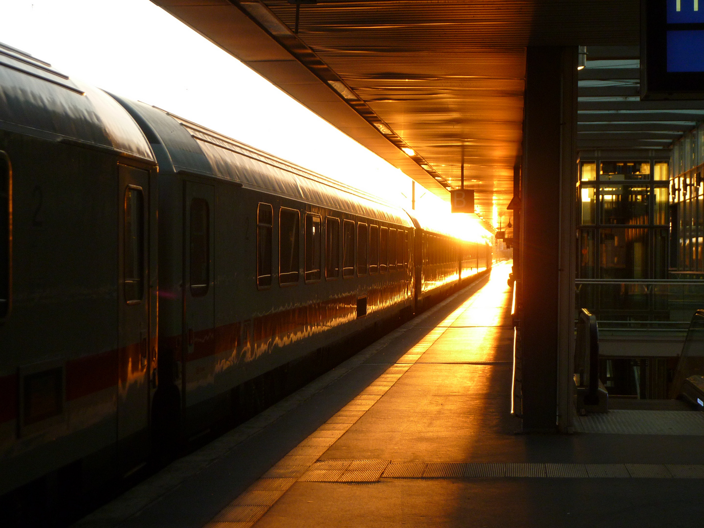 Abendstimmung Hannover Hbf I