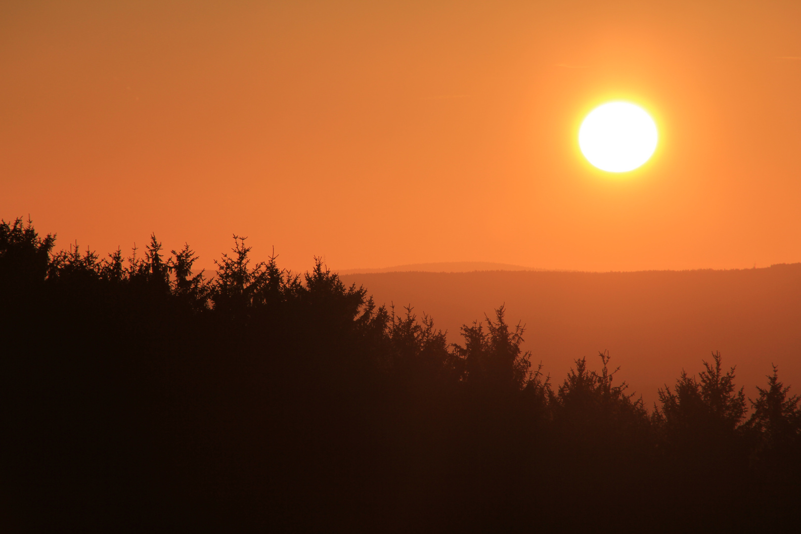 Abendstimmung Hegau/Bodenseeregion